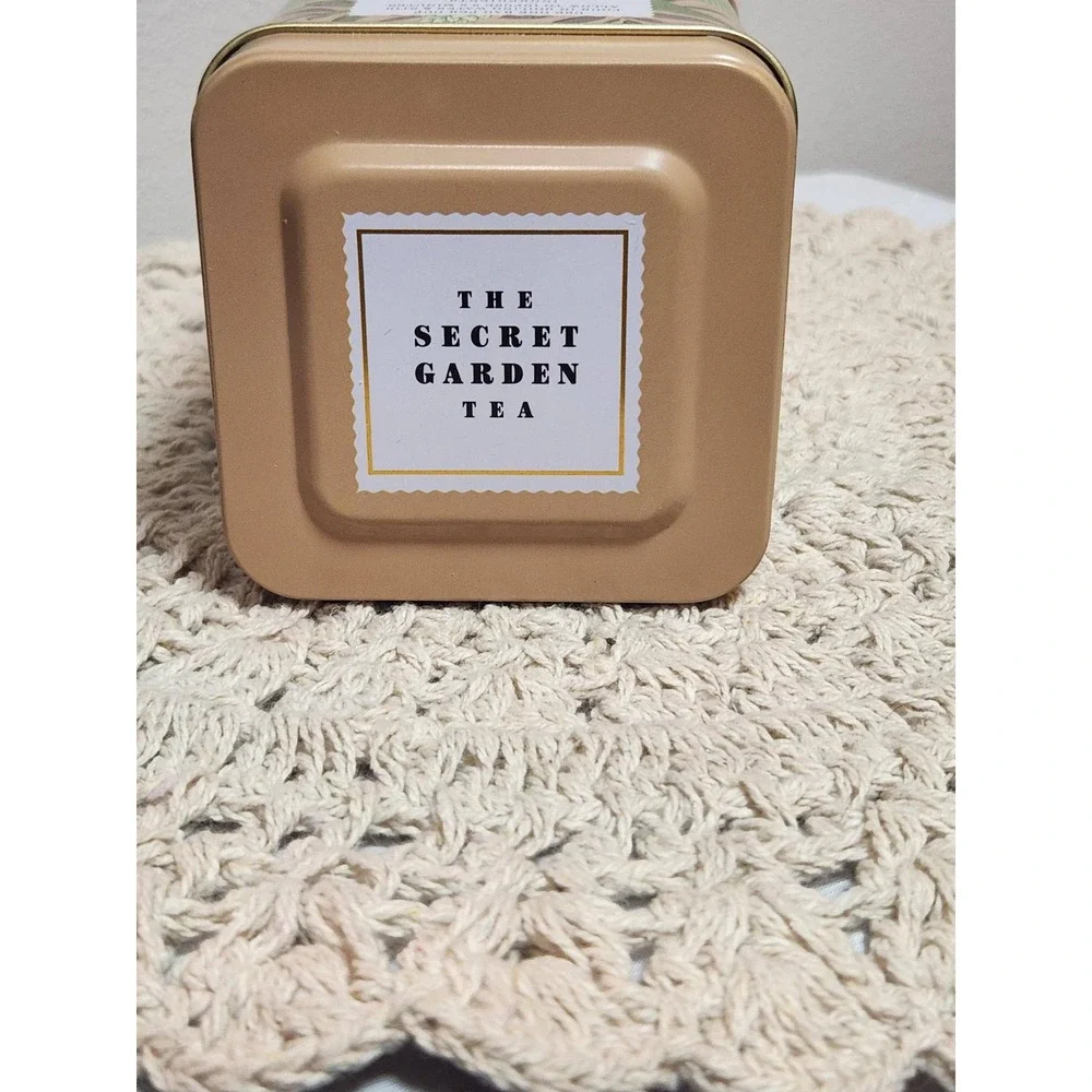 The Secret Garden Organic Ginger Peach Black Tea Decorative Tin